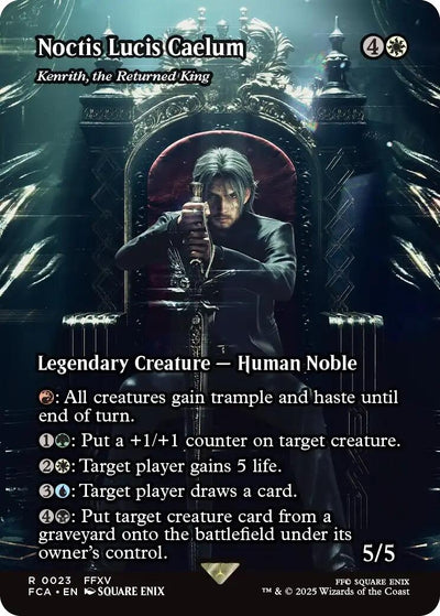 Noctis Lucis Caelum - Kenrith, the Returned King (Showcase) (23) (FCA)