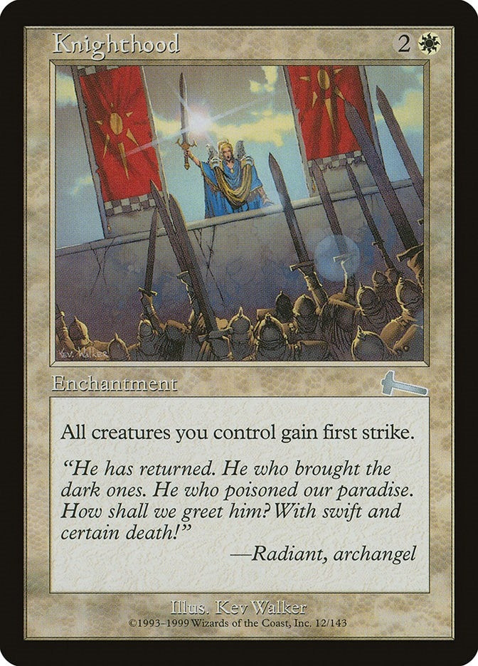 Image for Knighthood (12) (ULG) - Magic: The Gathering