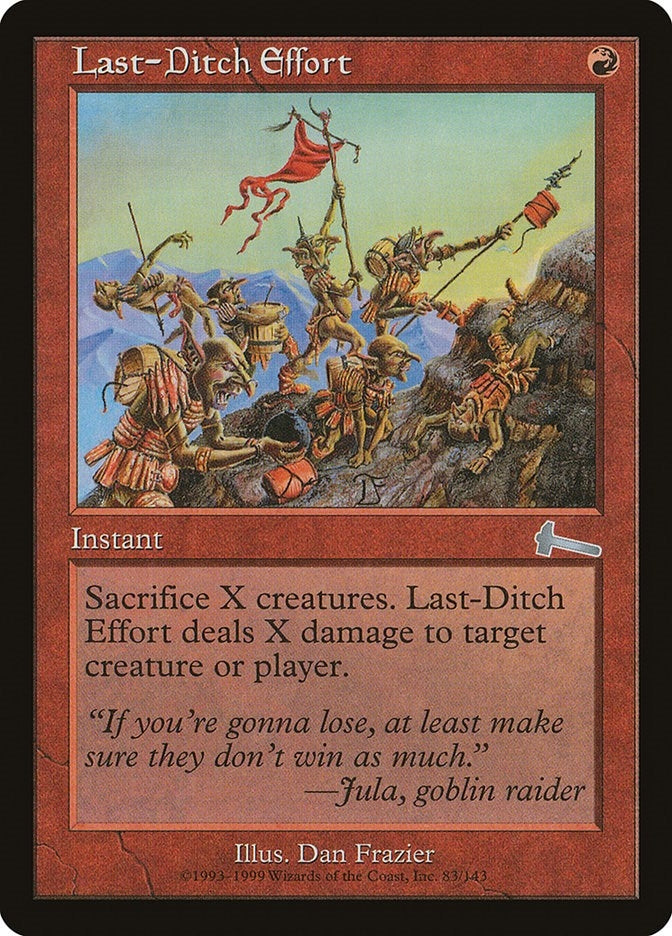 Image for Last-Ditch Effort (83) (ULG) - Magic: The Gathering