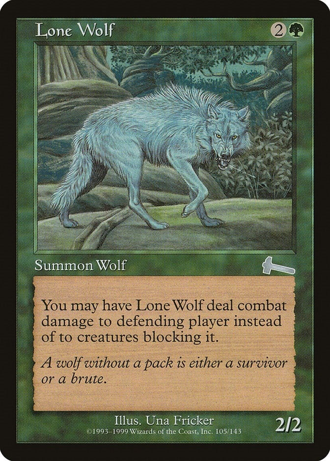 Image for Lone Wolf (105) (ULG) - Magic: The Gathering