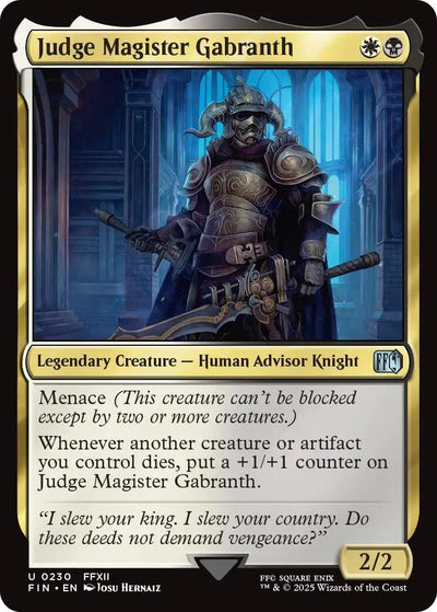 Judge Magister Gabranth (230) (FIN)