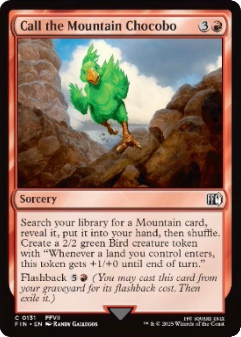 Call the Mountain Chocobo (131) (FIN)