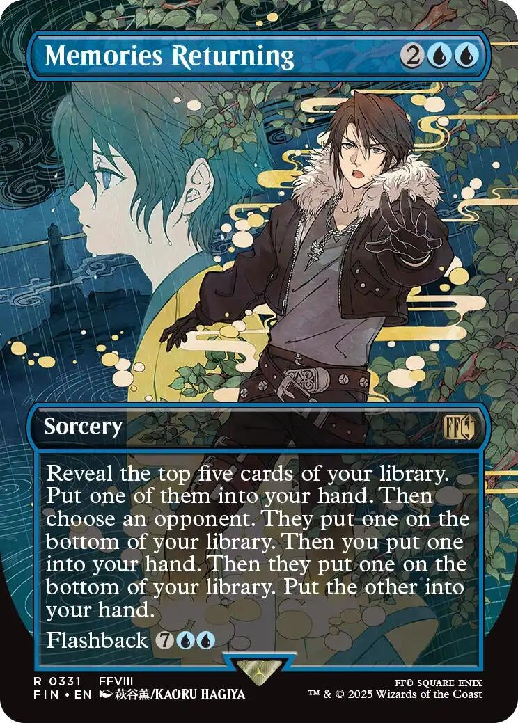 Image for Memories Returning (Borderless) (331) (FIN) - Magic: The Gathering