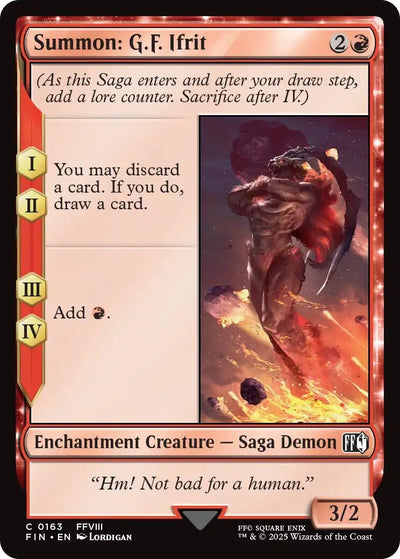 Summon: G.F. Ifrit (163) (FIN)