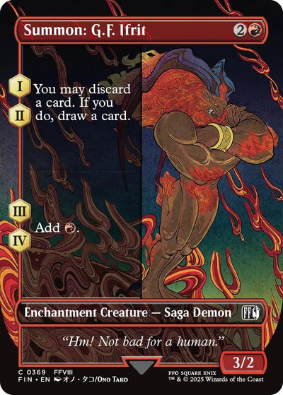 Summon: G.F. Ifrit (Borderless) (369) (FIN)