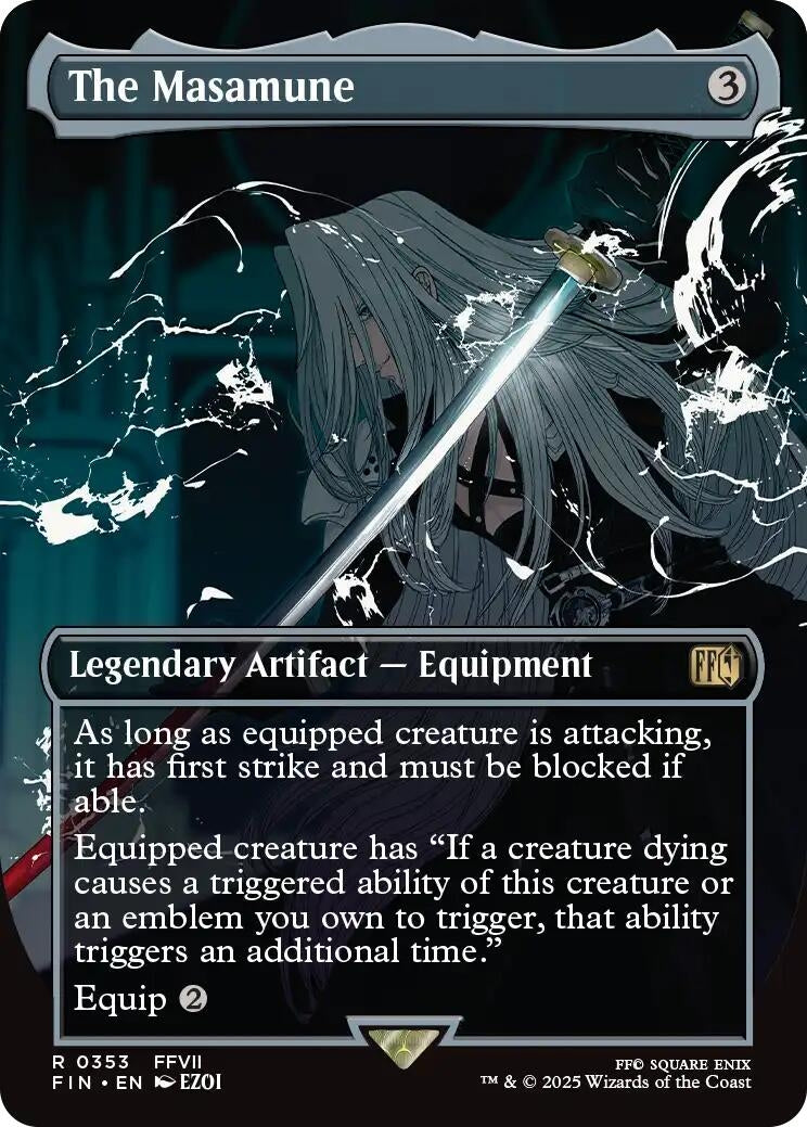 Image for The Masamune (Borderless) (353) (FIN) - Magic: The Gathering