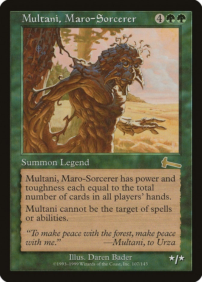 Image for Multani, Maro-Sorcerer (107) (ULG) - Magic: The Gathering
