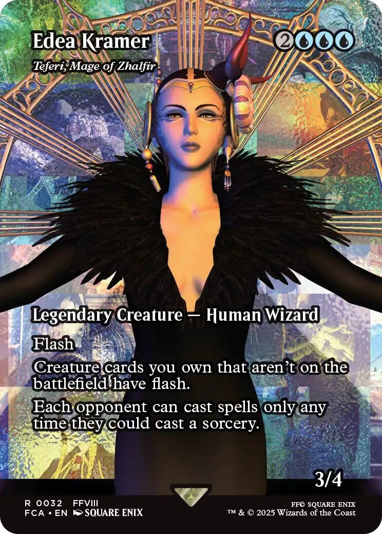 Image for Edea Kramer - Teferi, Mage of Zhalfir (Showcase) (32) (FCA) - Magic: The Gathering