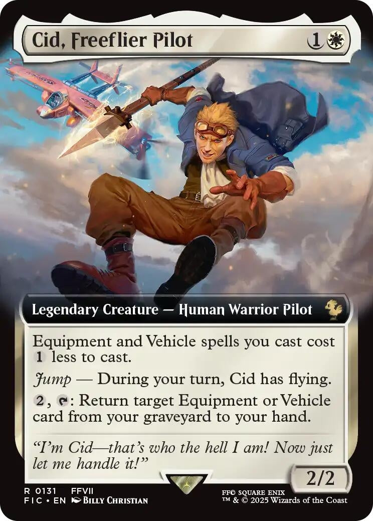 Image for Cid, Freeflier Pilot (Extended Art) (131) (FIC) - Magic: The Gathering