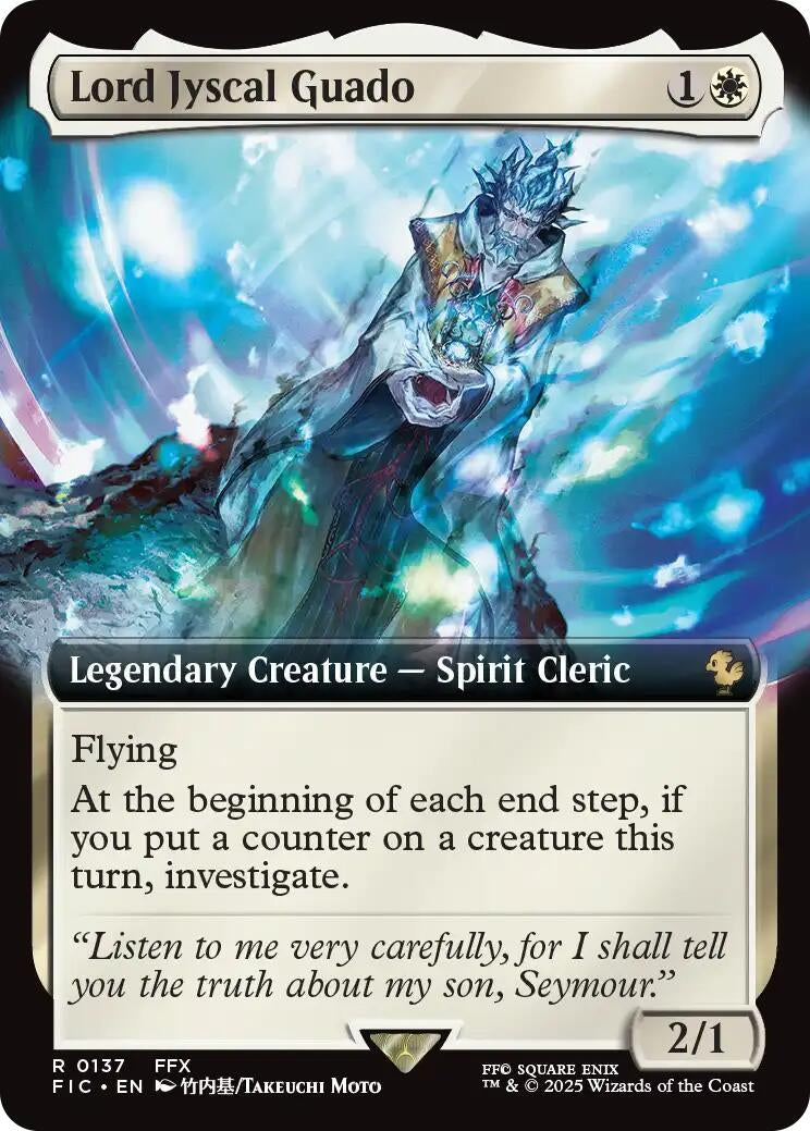Image for Lord Jyscal Guado (Extended Art) (137) (FIC) - Magic: The Gathering