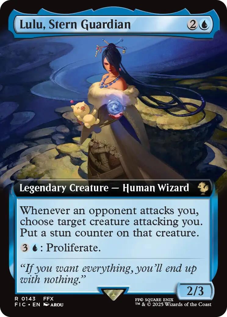 Image for Lulu, Stern Guardian (Extended Art) (143) (FIC) - Magic: The Gathering