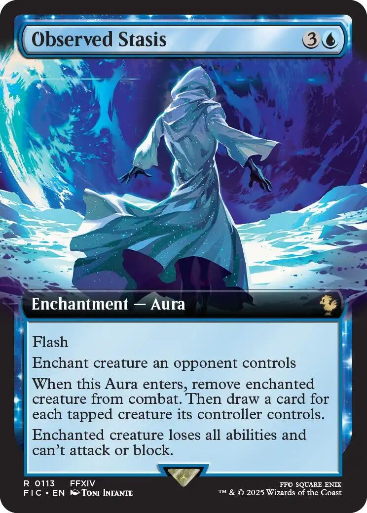 Image for Observed Stasis (Extended Art) (113) (FIC) - Magic: The Gathering