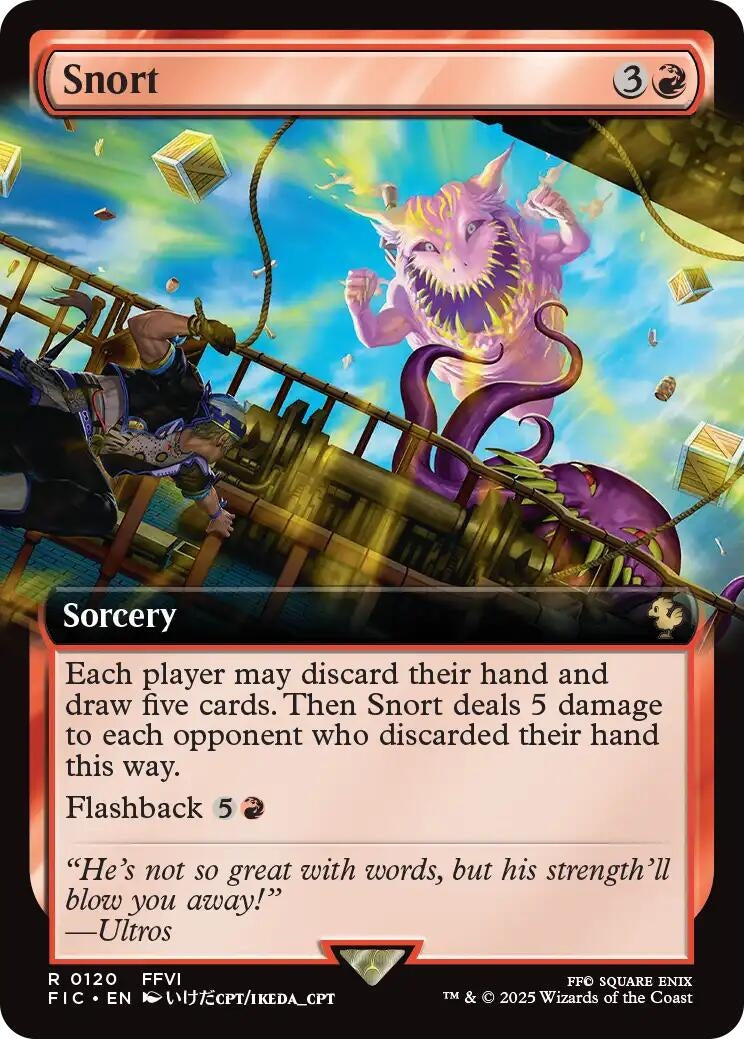 Image for Snort (Extended Art) (120) (FIC) - Magic: The Gathering