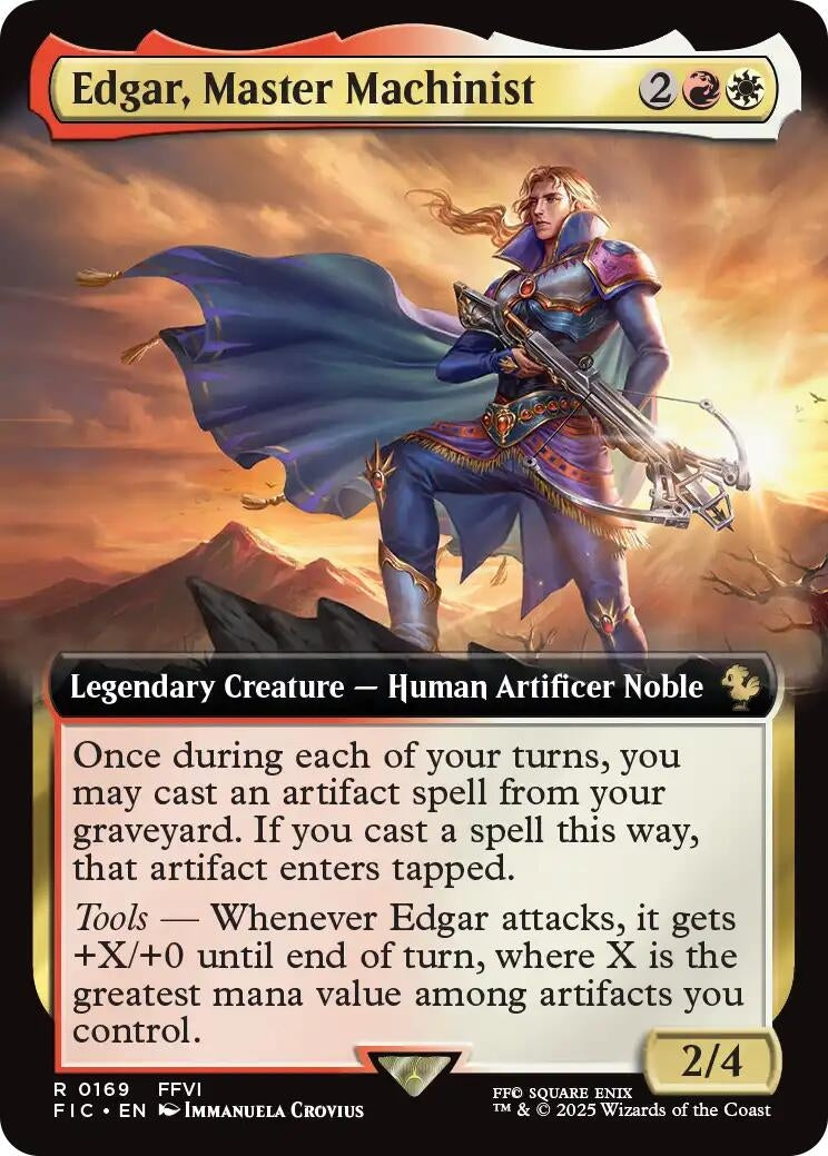 Image for Edgar, Master Machinist (Extended Art) (169) (FIC) - Magic: The Gathering
