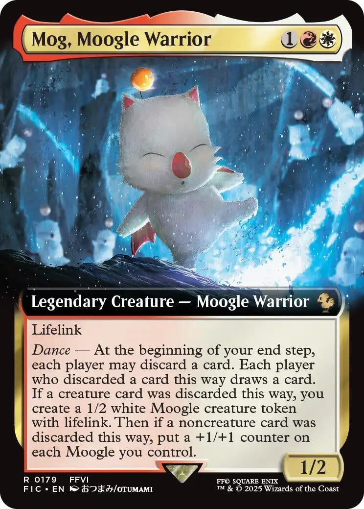 Image for Mog, Moogle Warrior (Extended Art) (179) (FIC) - Magic: The Gathering
