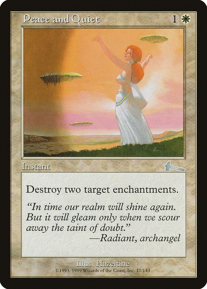 Image for Peace and Quiet (17) (ULG) - Magic: The Gathering