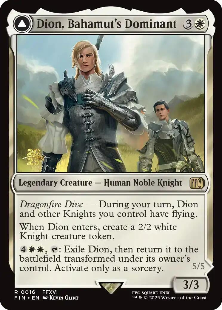 Image for Dion, Bahamut's Dominant (16) (PRE) - Magic: The Gathering