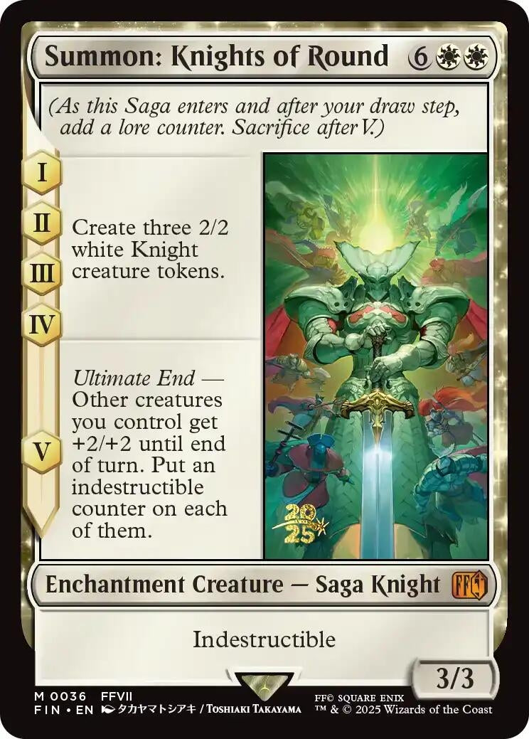 Image for Summon: Knights of Round (36) (PRE) - Magic: The Gathering