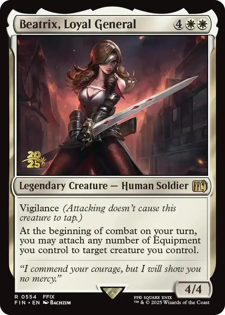 Image for Beatrix, Loyal General (554) (PRE) - Magic: The Gathering