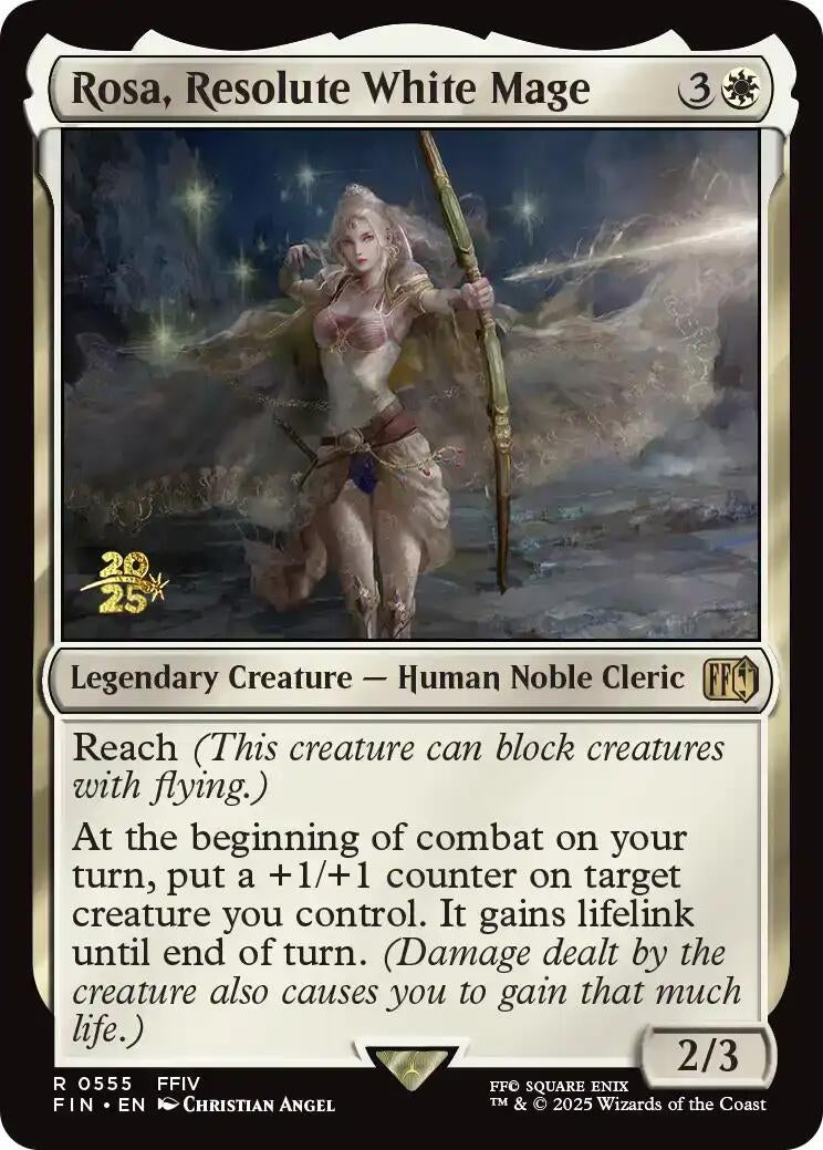 Image for Rosa, Resolute White Mage (555) (PRE) - Magic: The Gathering