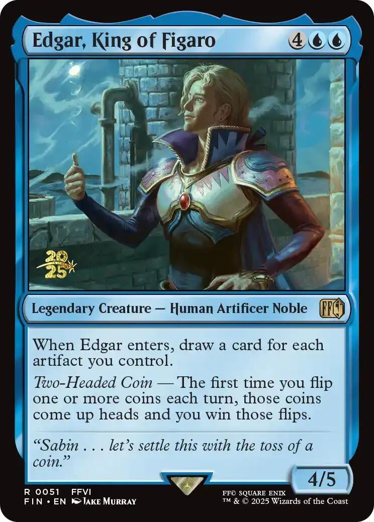 Image for Edgar, King of Figaro (51) (PRE) - Magic: The Gathering