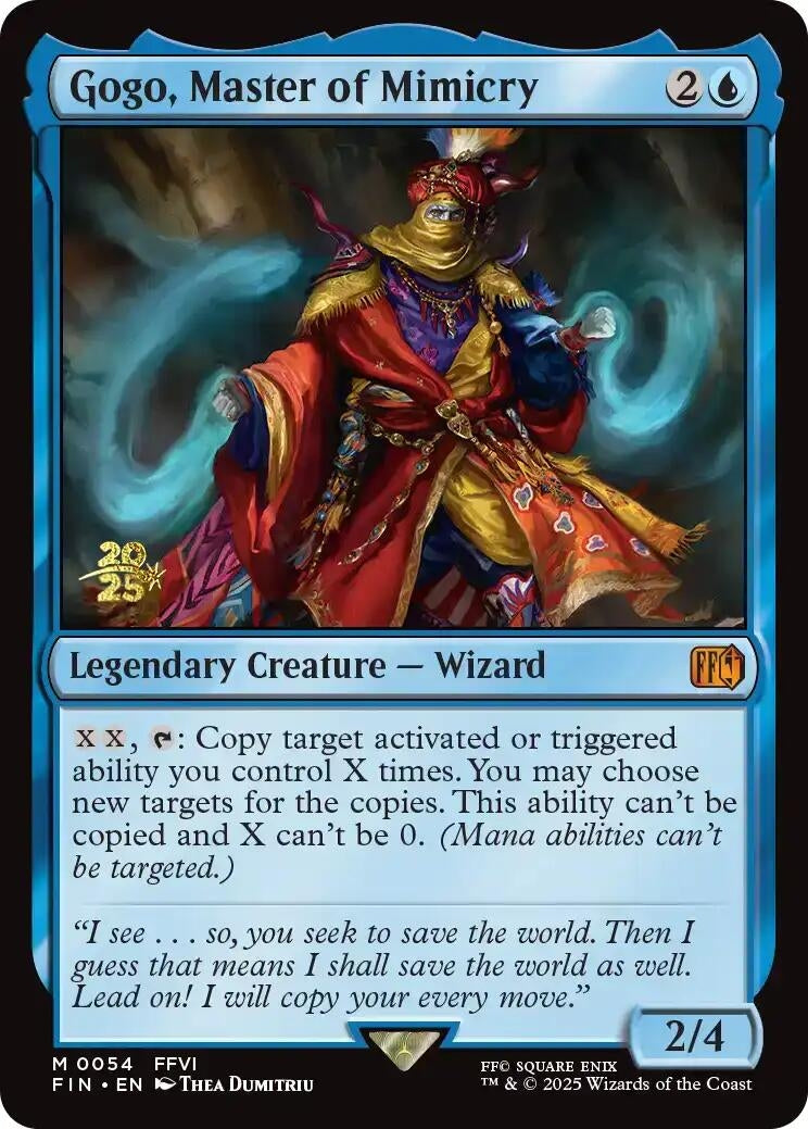 Image for Gogo, Master of Mimicry (54) (PRE) - Magic: The Gathering