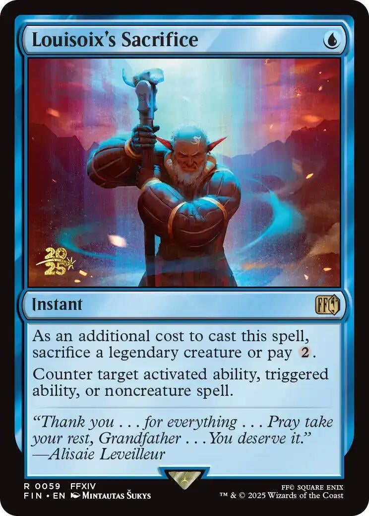 Image for Louisoix's Sacrifice (59) (PRE) - Magic: The Gathering