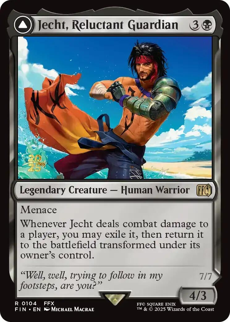 Image for Jecht, Reluctant Guardian (104) (PRE) - Magic: The Gathering
