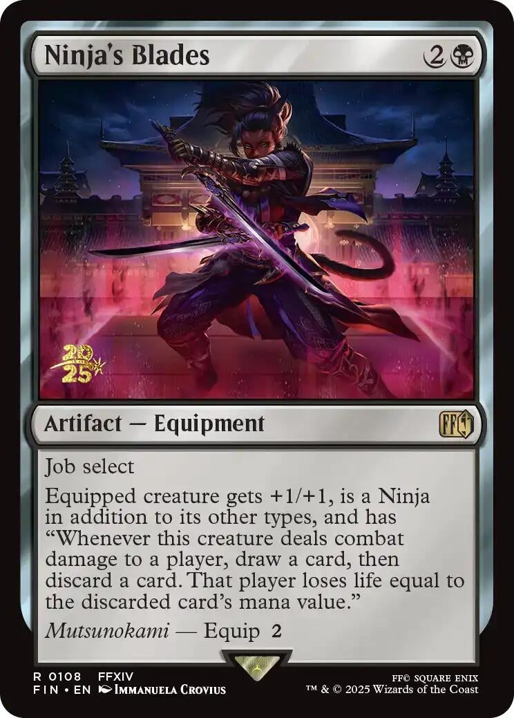 Image for Ninja's Blades (108) (PRE) - Magic: The Gathering