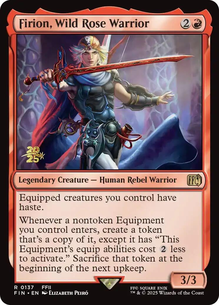 Image for Firion, Wild Rose Warrior (137) (PRE) - Magic: The Gathering