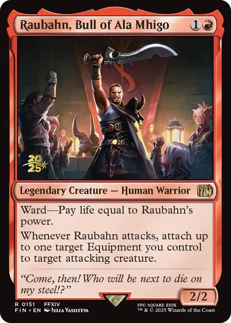 Image for Raubahn, Bull of Ala Mhigo (151) (PRE) - Magic: The Gathering