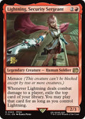 Image for Lightning, Security Sergeant (560) (PRE) - Magic: The Gathering