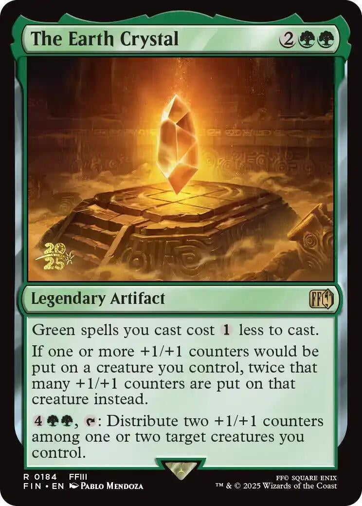 Image for The Earth Crystal (184) (PRE) - Magic: The Gathering