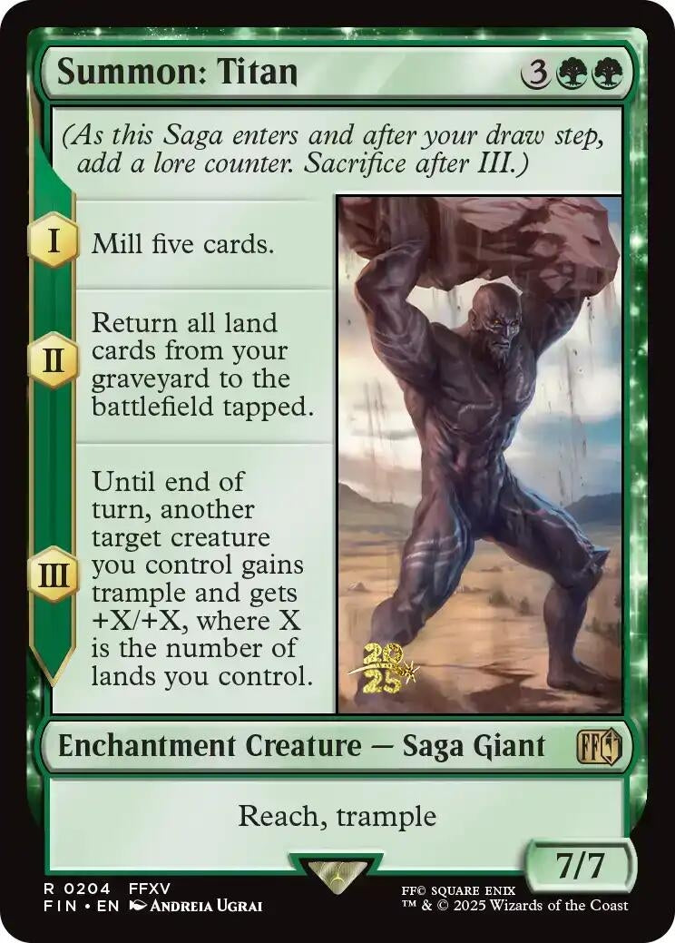 Image for Summon: Titan (204) (PRE) - Magic: The Gathering