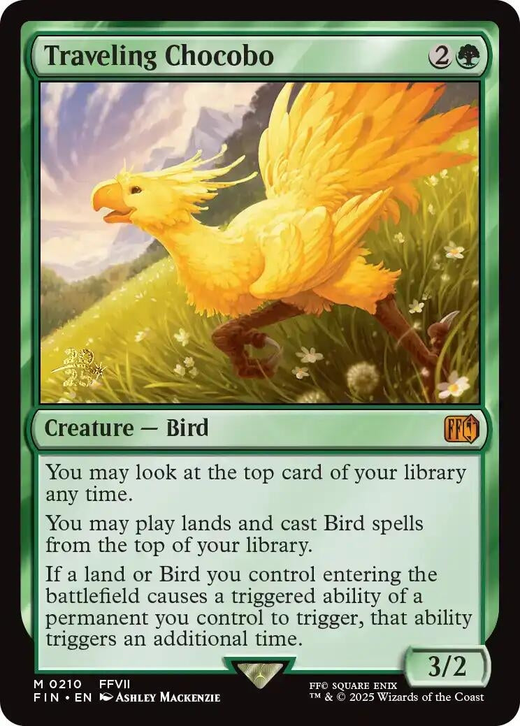 Image for Traveling Chocobo (210) (PRE) - Magic: The Gathering
