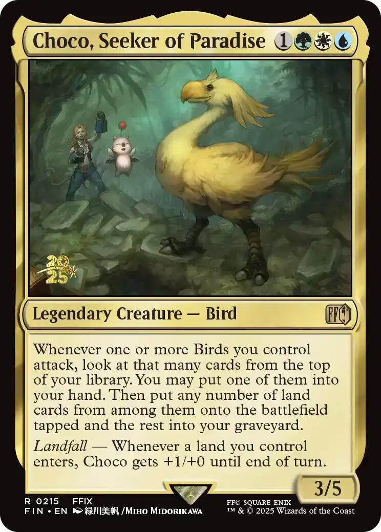 Image for Choco, Seeker of Paradise (215) (PRE) - Magic: The Gathering