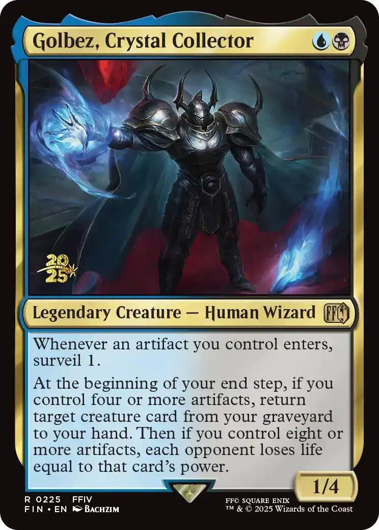 Image for Golbez, Crystal Collector (225) (PRE) - Magic: The Gathering