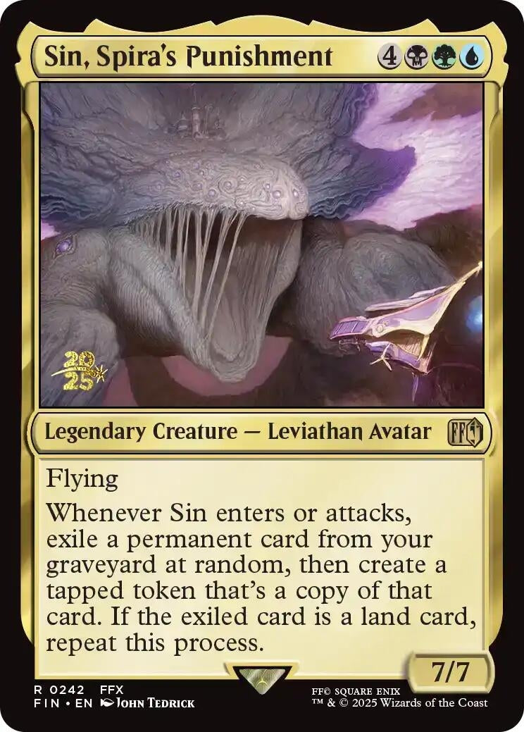 Image for Sin, Spira's Punishment (242) (PRE) - Magic: The Gathering