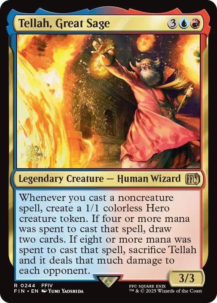 Image for Tellah, Great Sage (244) (PRE) - Magic: The Gathering