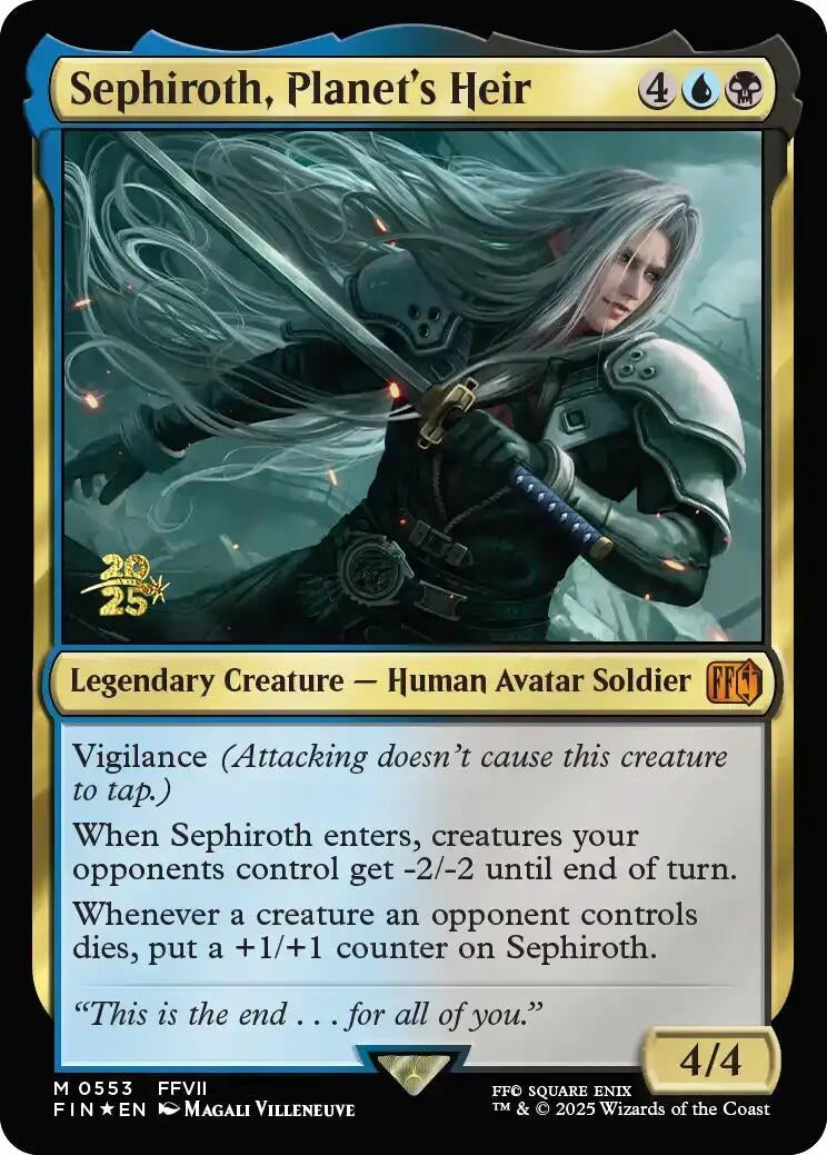 Image for Sephiroth, Planet's Heir (553) (PRE) - Magic: The Gathering