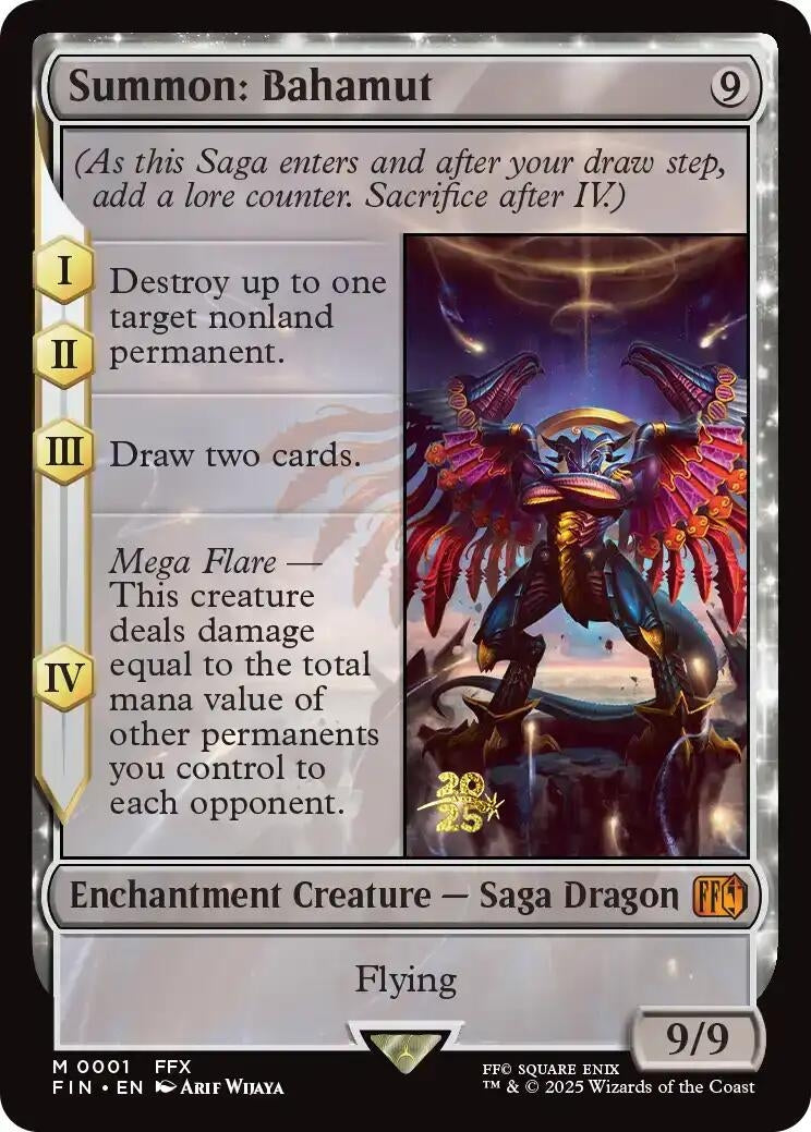Image for Summon: Bahamut (1) (PRE) - Magic: The Gathering
