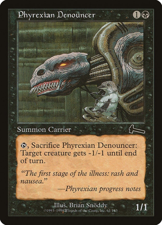 Image for Phyrexian Denouncer (61) (ULG) - Magic: The Gathering