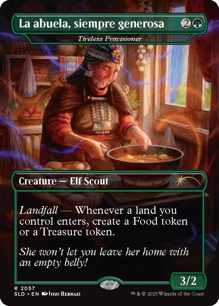 Image for La abuela, siempre generosa - Tireless Provisioner (2057) (SLD) - Magic: The Gathering