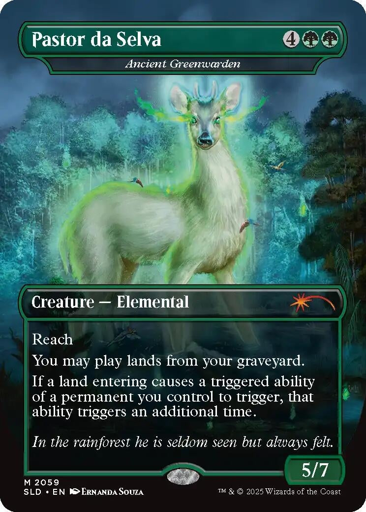 Image for Pastor da Selva - Ancient Greenwarden (2059) (SLD) - Magic: The Gathering