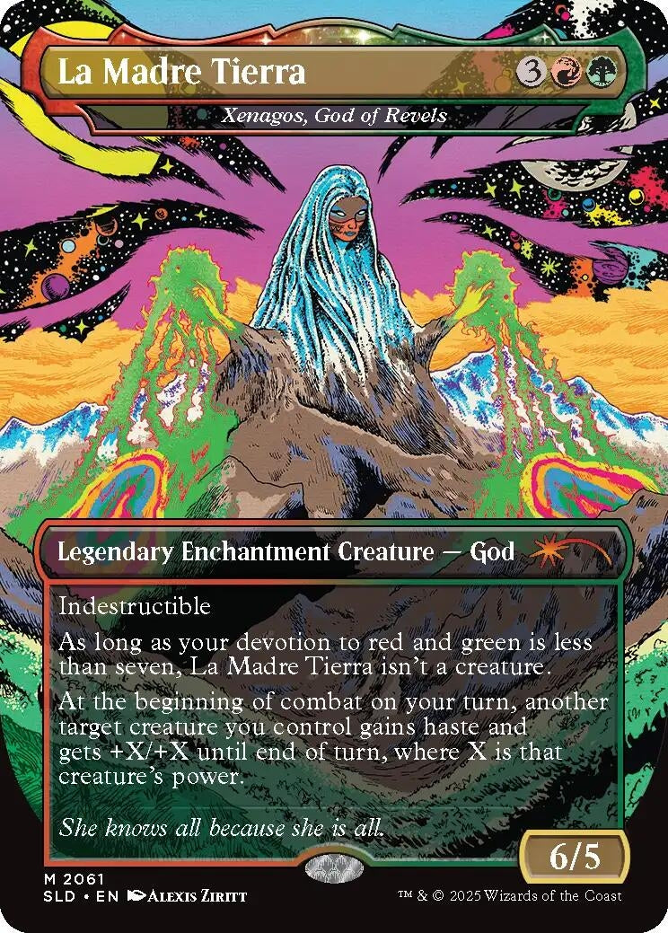 Image for La Madre Tierra - Xenagos, God of Revels (2061) (SLD) - Magic: The Gathering