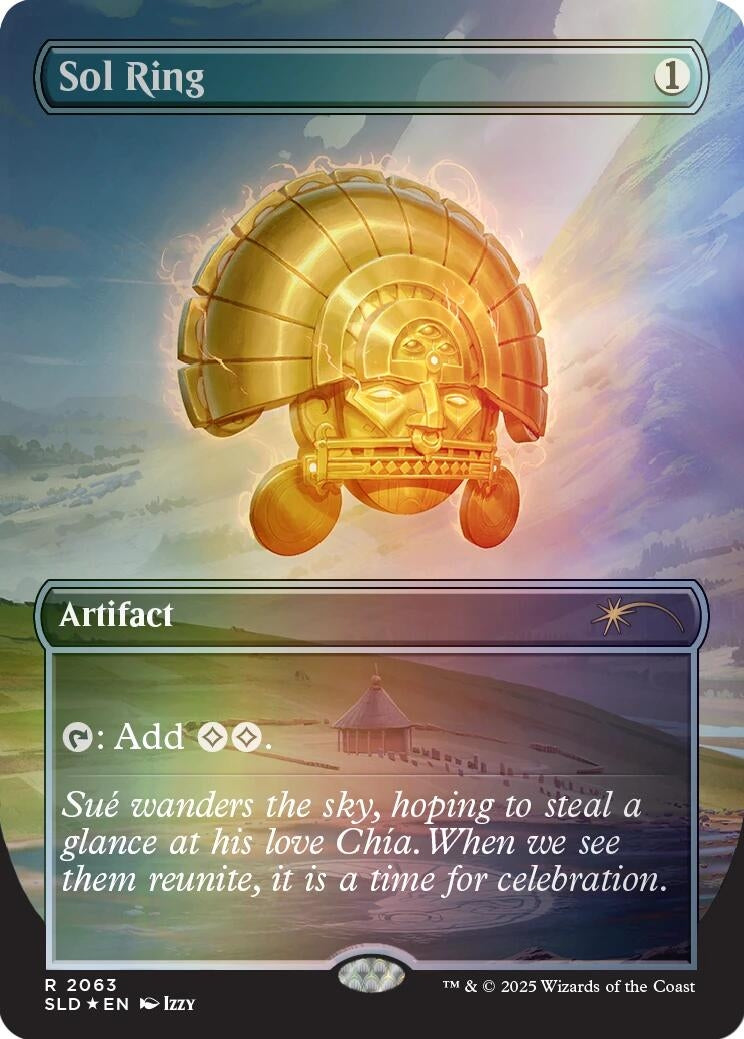Image for Sol Ring (2063) (Rainbow Foil) (2063) (SLD) - Magic: The Gathering