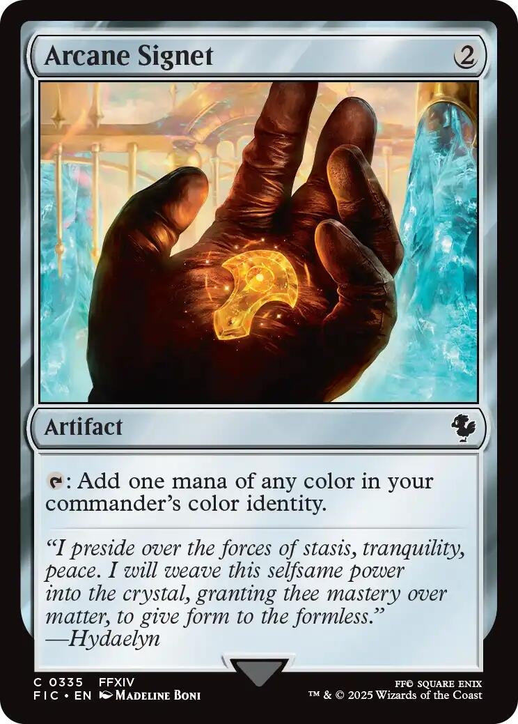 Image for Arcane Signet (0335) (Surge Foil) (335) (FIC) - Magic: The Gathering