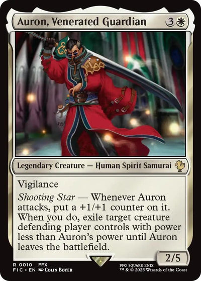 Auron, Venerated Guardian (Surge Foil) (10) (FIC)