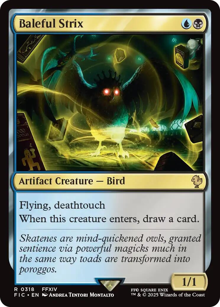 Image for Baleful Strix (Surge Foil) (318) (FIC) - Magic: The Gathering