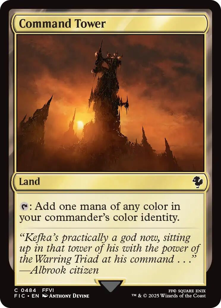 Image for Command Tower (0484) (Surge Foil) (484) (FIC) - Magic: The Gathering